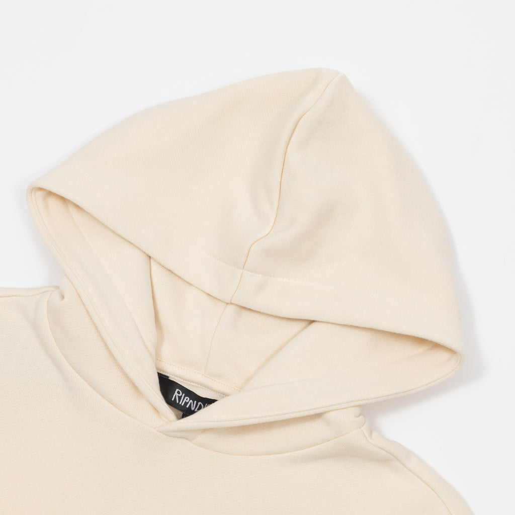 Women's RIPNDIP Don't Call Me Cropped Hoodie in CREAM
