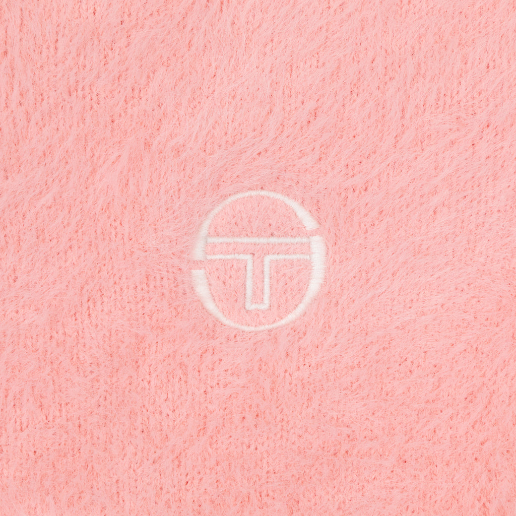 Womens SERGIO TACCHINI Donatella Brushed Knit Track Top in QUARTZ PINK