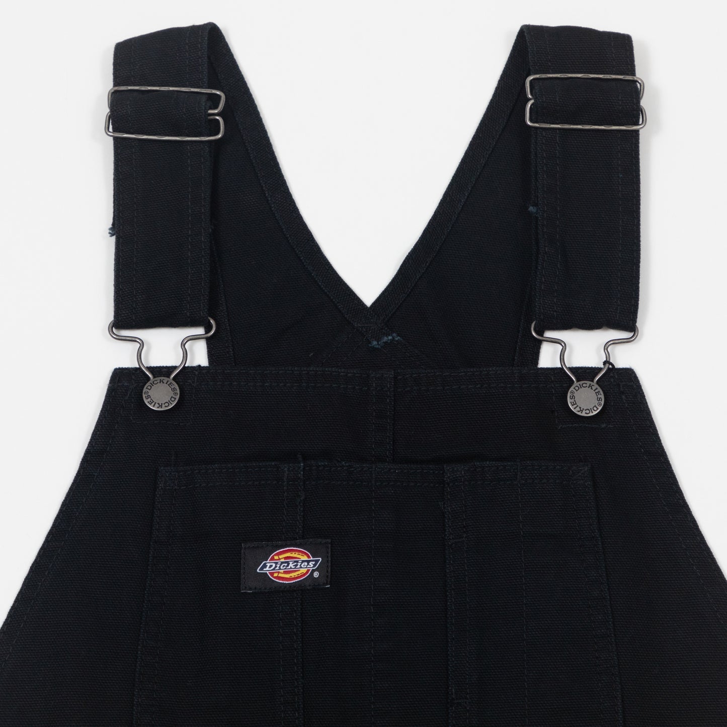 Women's DICKIES Duck Canvas Short Dunagrees in BLACK