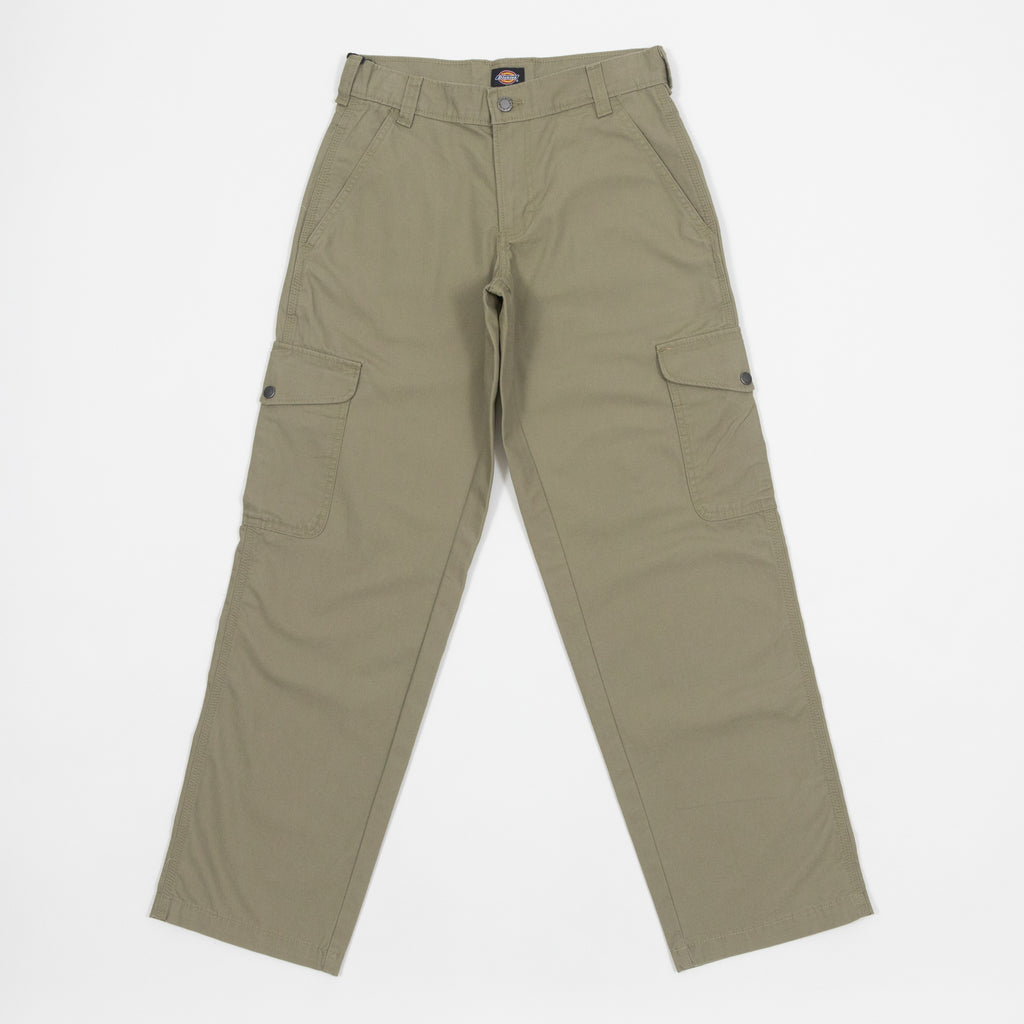Womens DICKIES Duck Canvas Cargos in GREEN