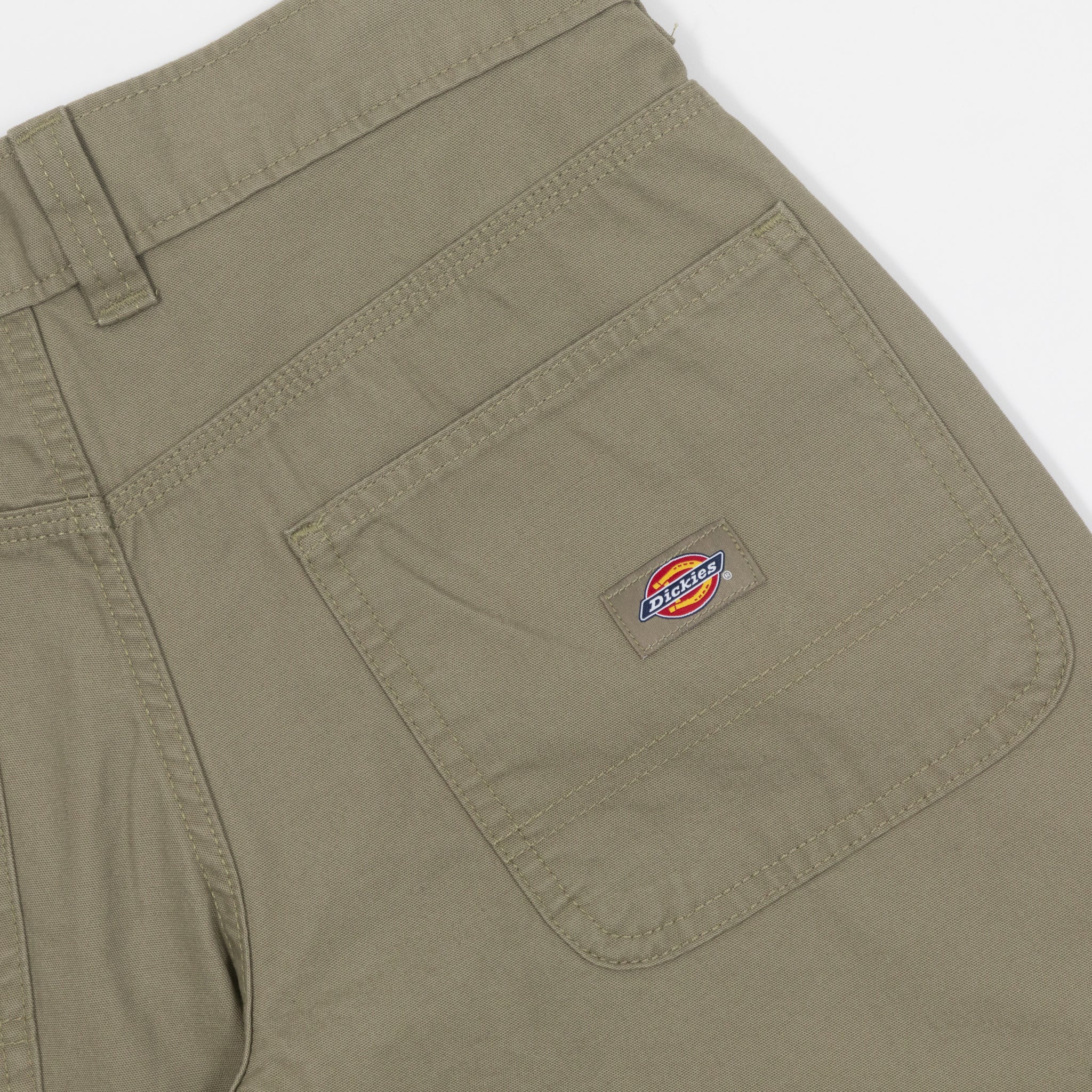 Womens DICKIES Duck Canvas Cargos in GREEN