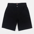 DICKIES Duck Canvas Chap Double Knee Shorts in BLACK