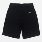 DICKIES Duck Canvas Chap Double Knee Shorts in BLACK