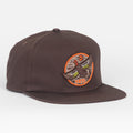 YETI Built For The Wild Duck Flat Brim Hat in Brown