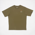 ELLIKER Rill Bug Print Short Sleeve T-Shirt in KHAKI