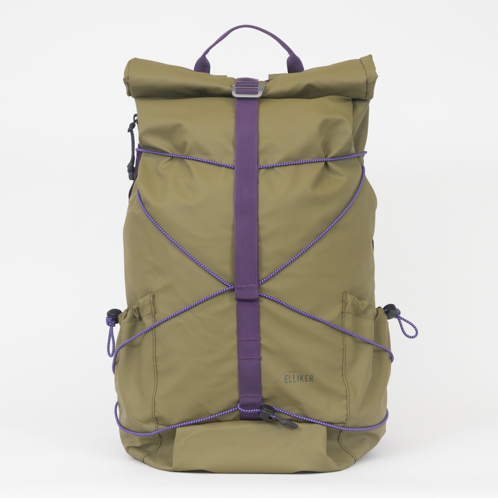 ELLIKER Cautley Flap Over Backpack 23L in KHAKI