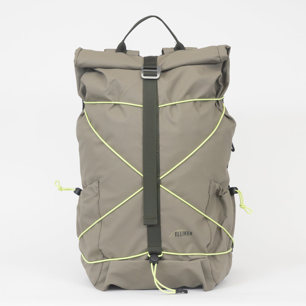 ELLIKER Dayle Roll Top Backpack 21/25L in TAUPE
