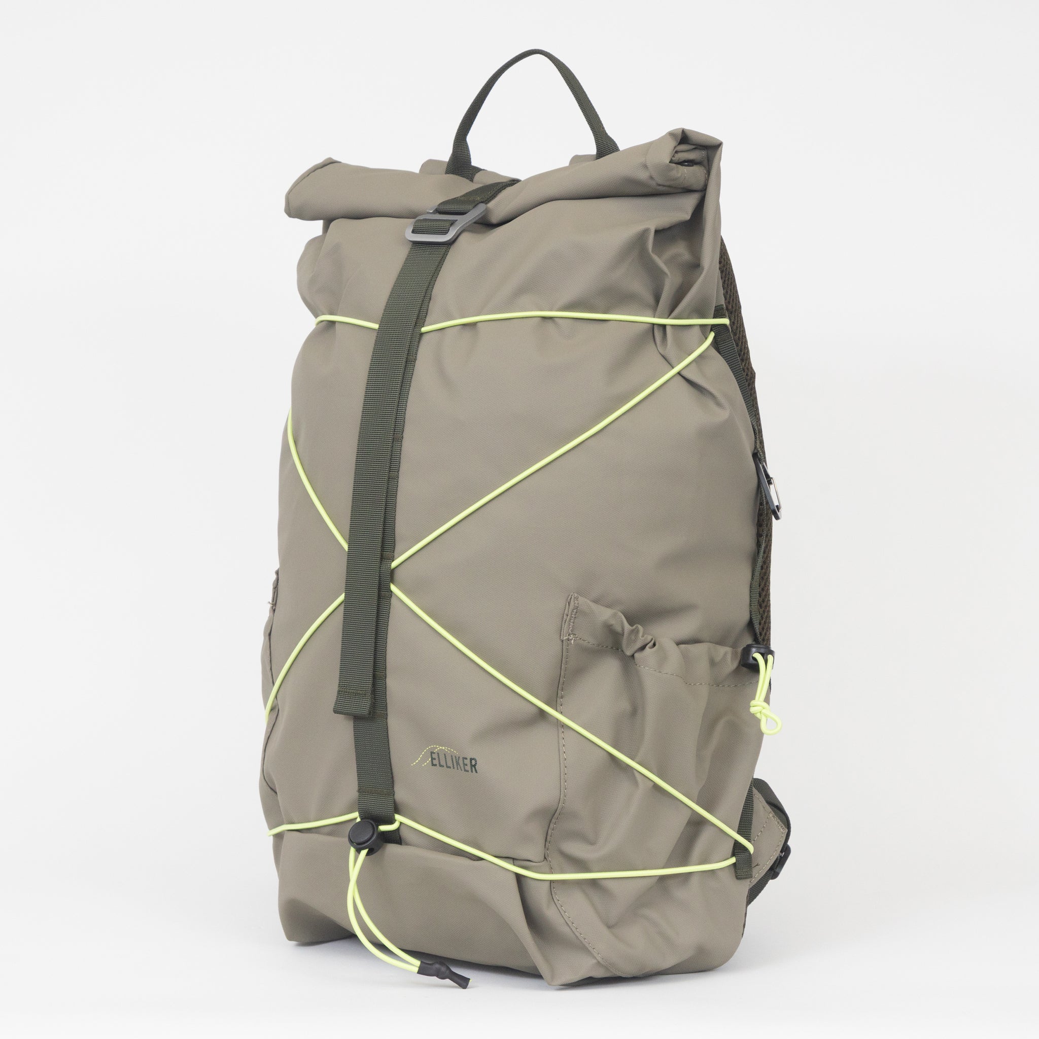 ELLIKER Dayle Roll Top Backpack 21/25L in TAUPE