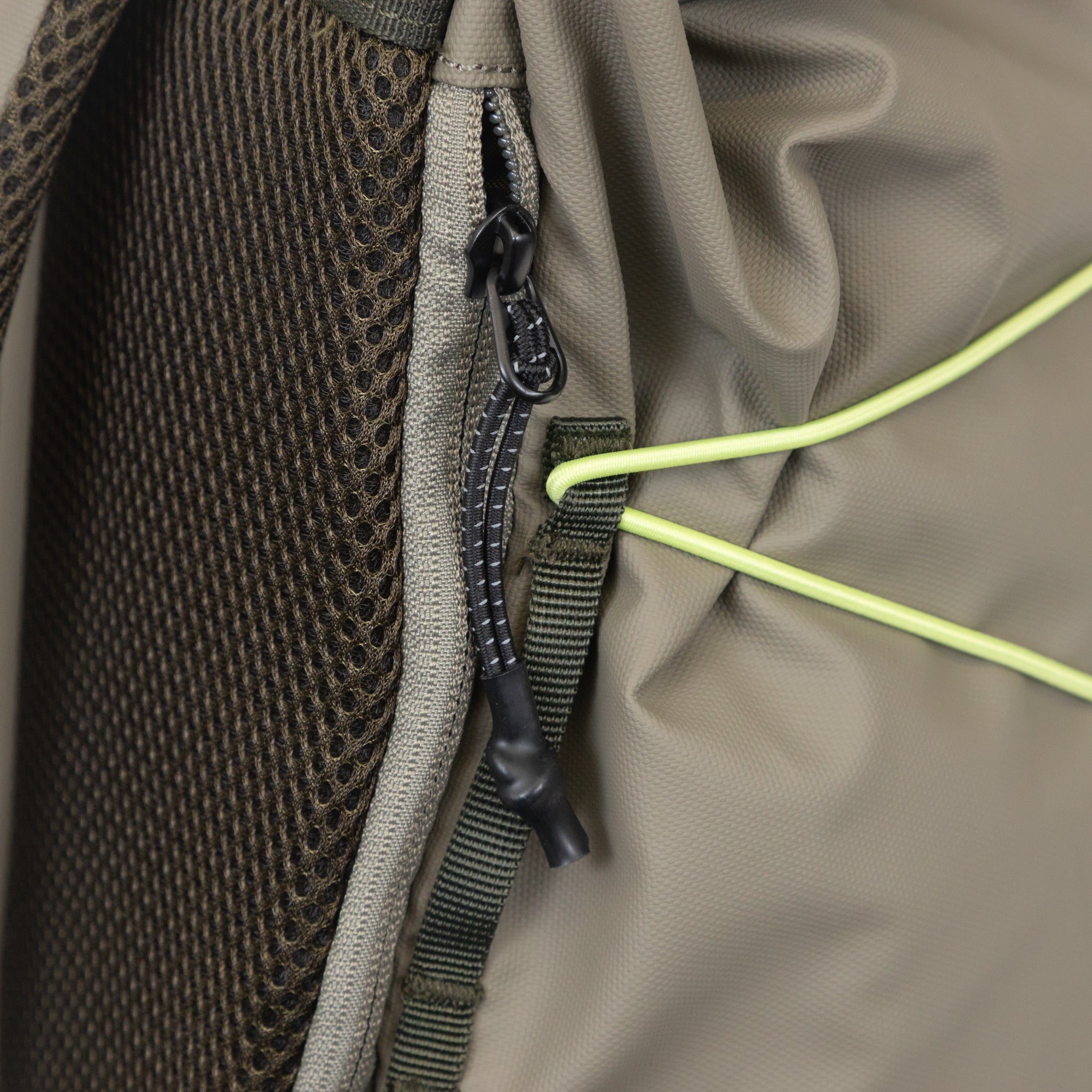 ELLIKER Dayle Roll Top Backpack 21/25L in TAUPE