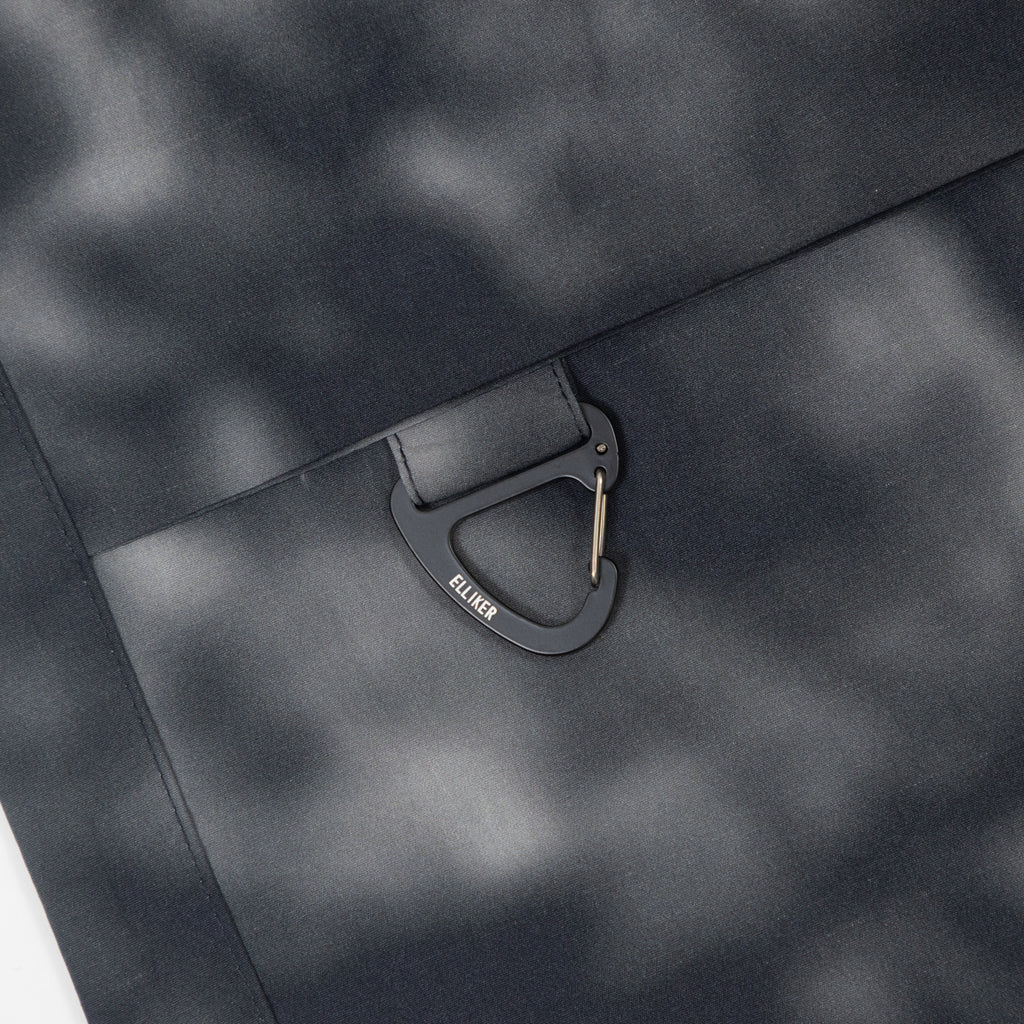 ELLIKER Sayer Print Belted Shorts in GRAPHITE