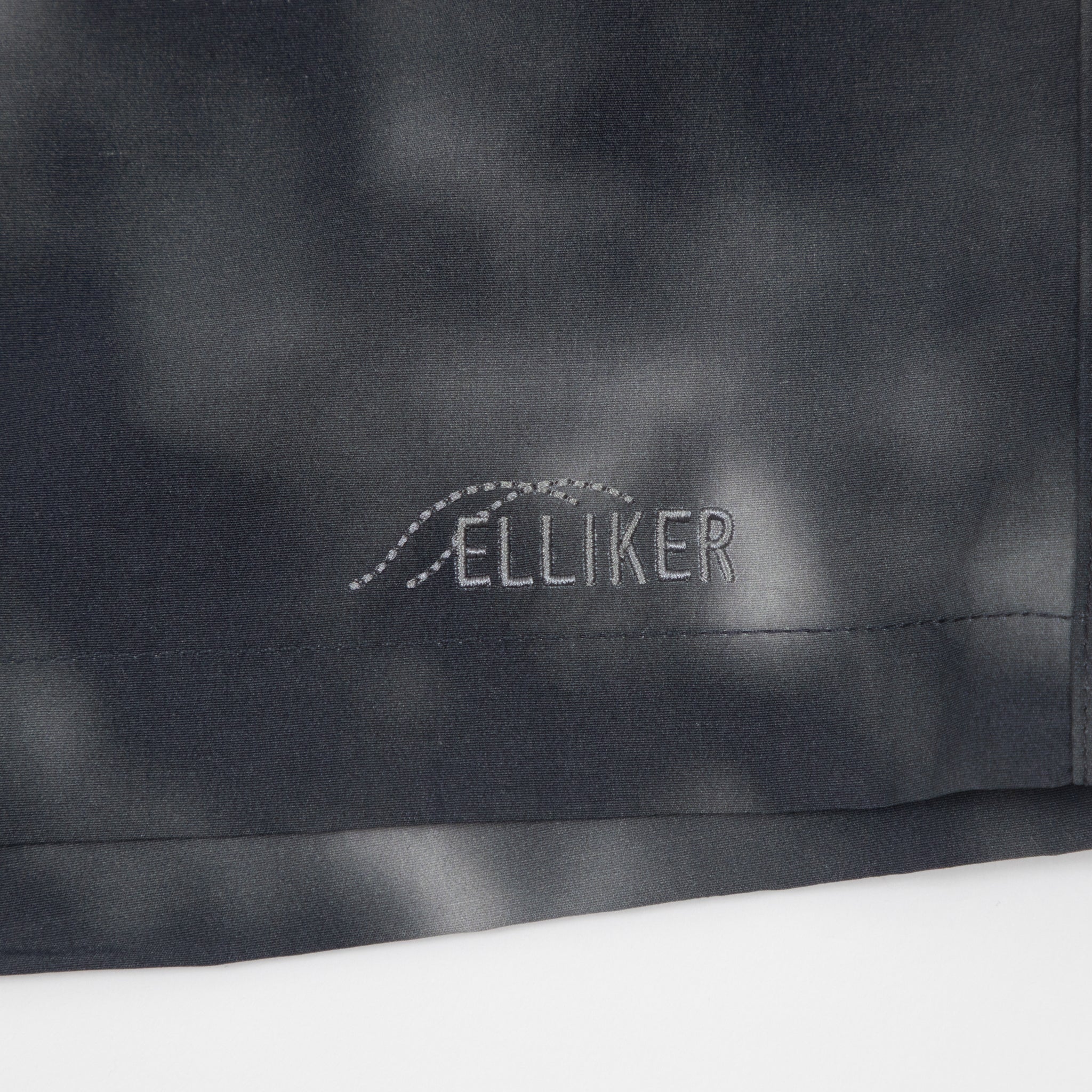 ELLIKER Sayer Print Belted Shorts in GRAPHITE