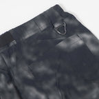 ELLIKER Sayer Print Belted Shorts in GRAPHITE