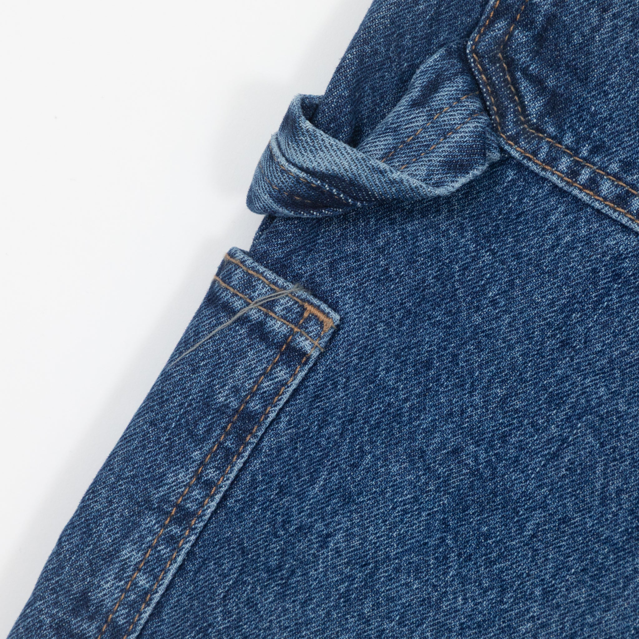 only and sons denim blue shorts carpenter detail