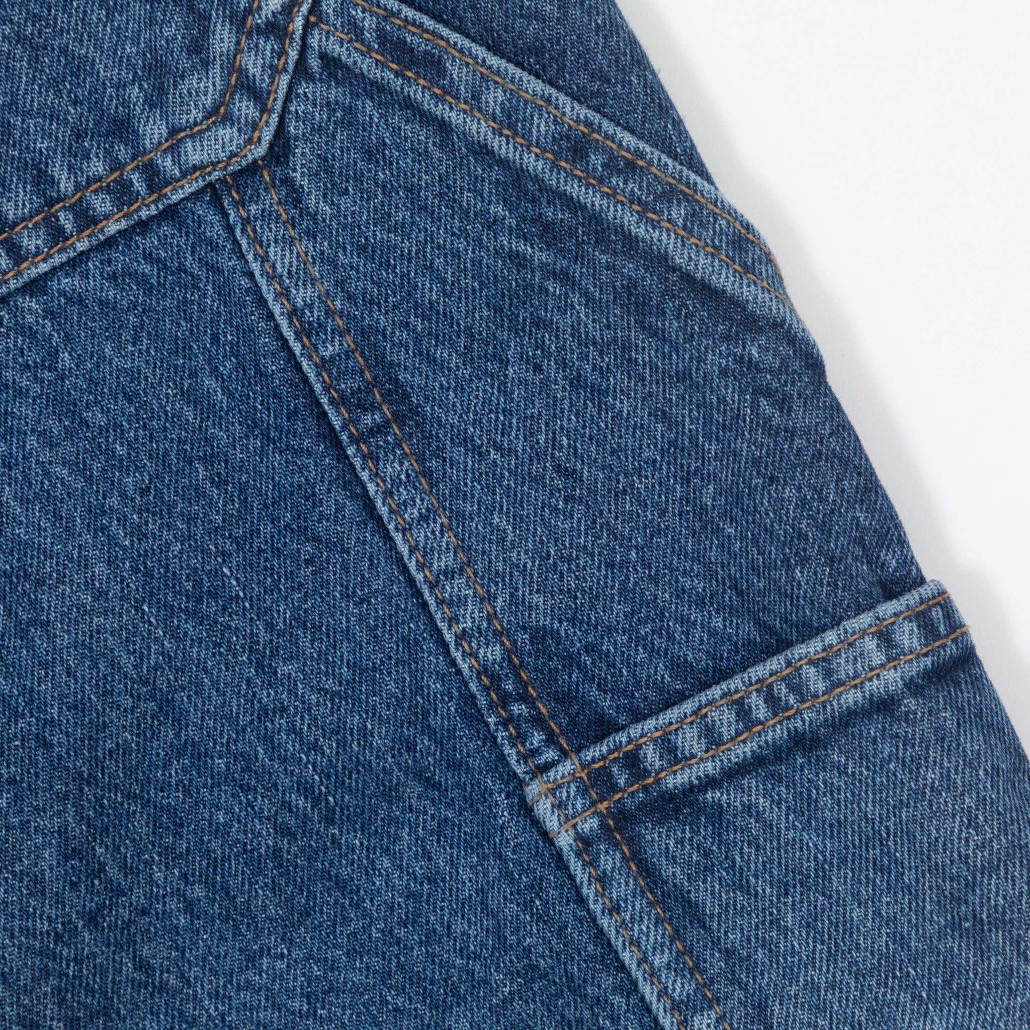 only and sons denim blue shorts carpenter details