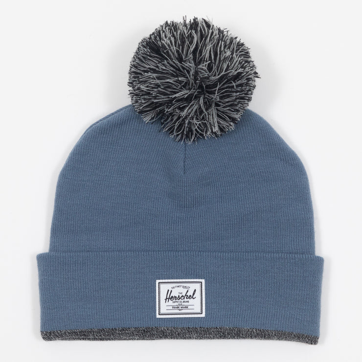 Herschel Supply CO. Elmer Stripe Pom Beanie in BLUE