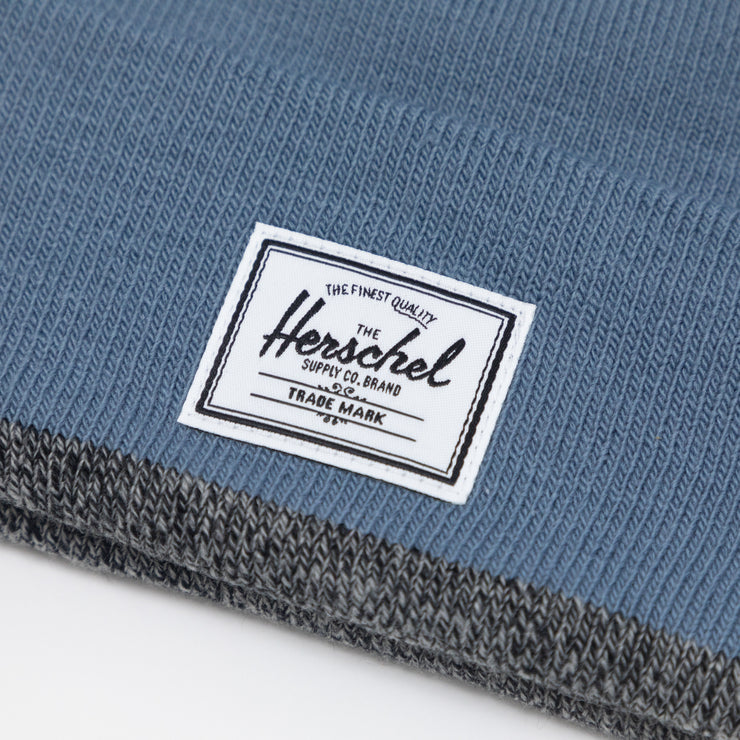 Herschel Supply CO. Elmer Stripe Pom Beanie in BLUE