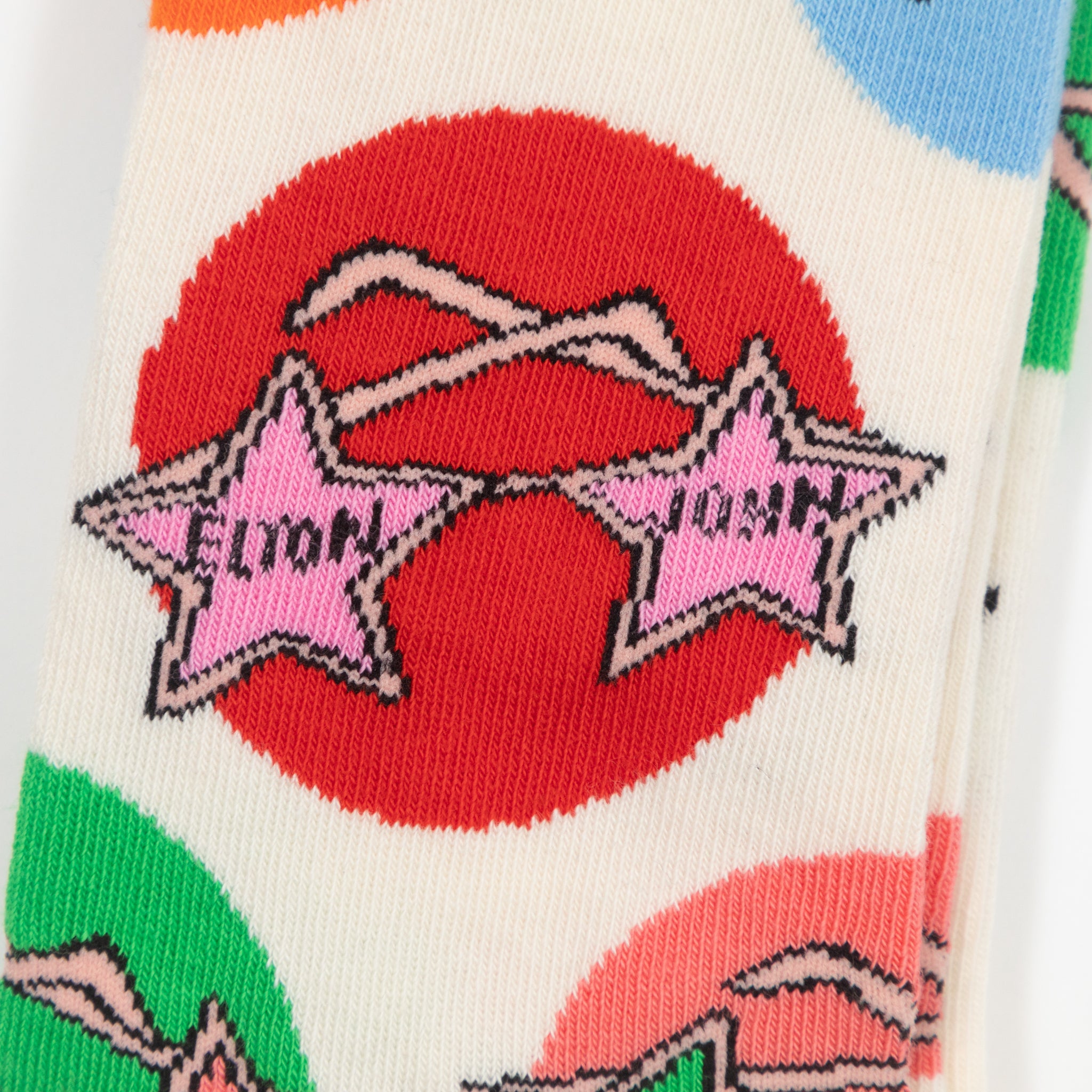 HAPPY SOCKS Elton Glasses Socks in WHITE