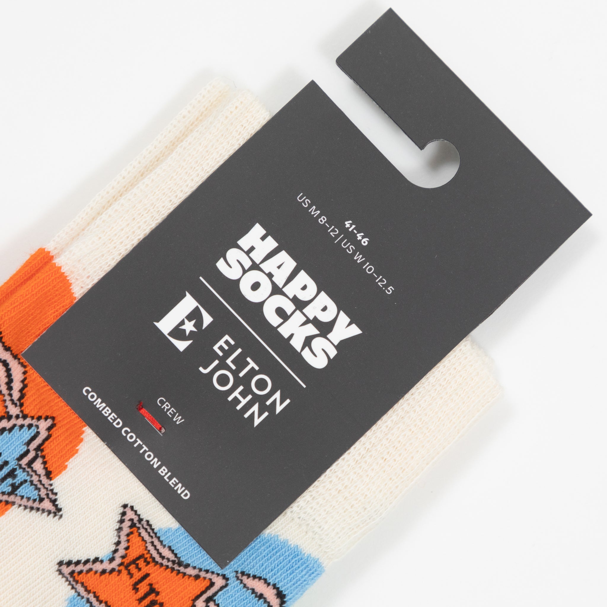 HAPPY SOCKS Elton Glasses Socks in WHITE