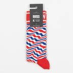 HAPPY SOCKS Elton John Striped Socks in RED