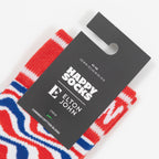 HAPPY SOCKS Elton John Striped Socks in RED