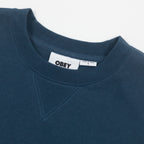 OBEY Embellished Crew Sweatshirt in BLUE