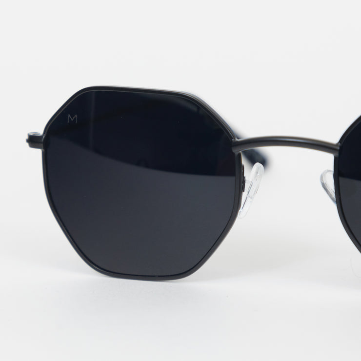 MELLER Endo Retro Sunglasses in ALL BLACK