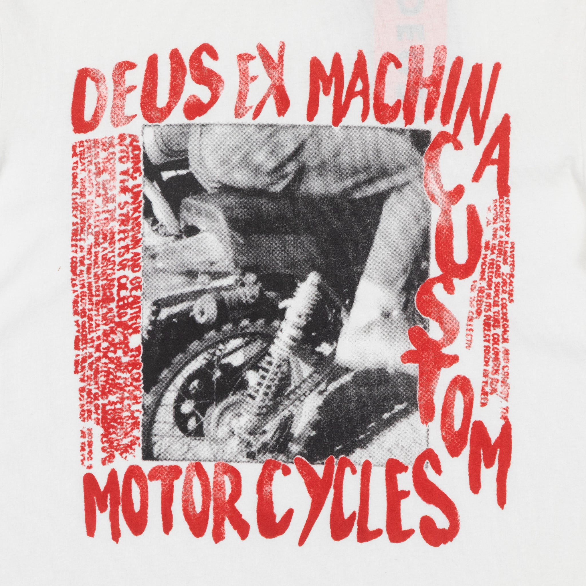 Womens DEUS EX MACHINA Ephemera Tee in WHITE