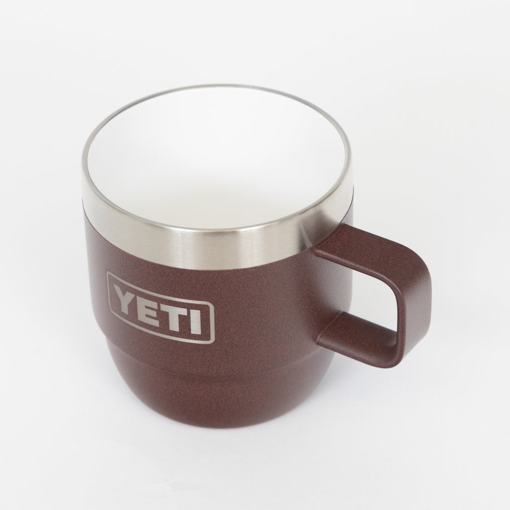 YETI Rambler® 6 oz (177 ml) Stackable Mugs with DuraSip™ Ceramic Lining in Wetlands Brown