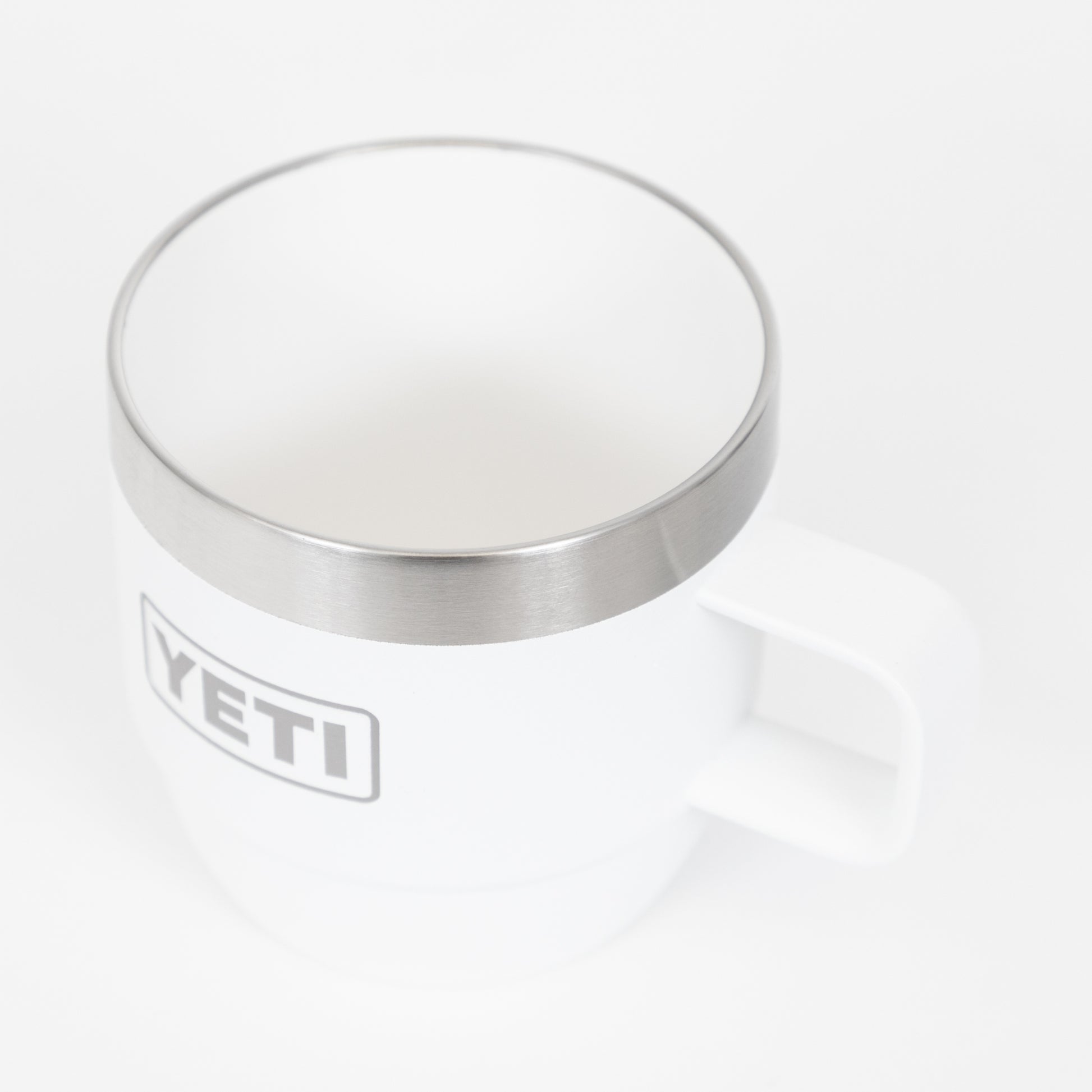 White YETI 6 oz mug with ceramic inside