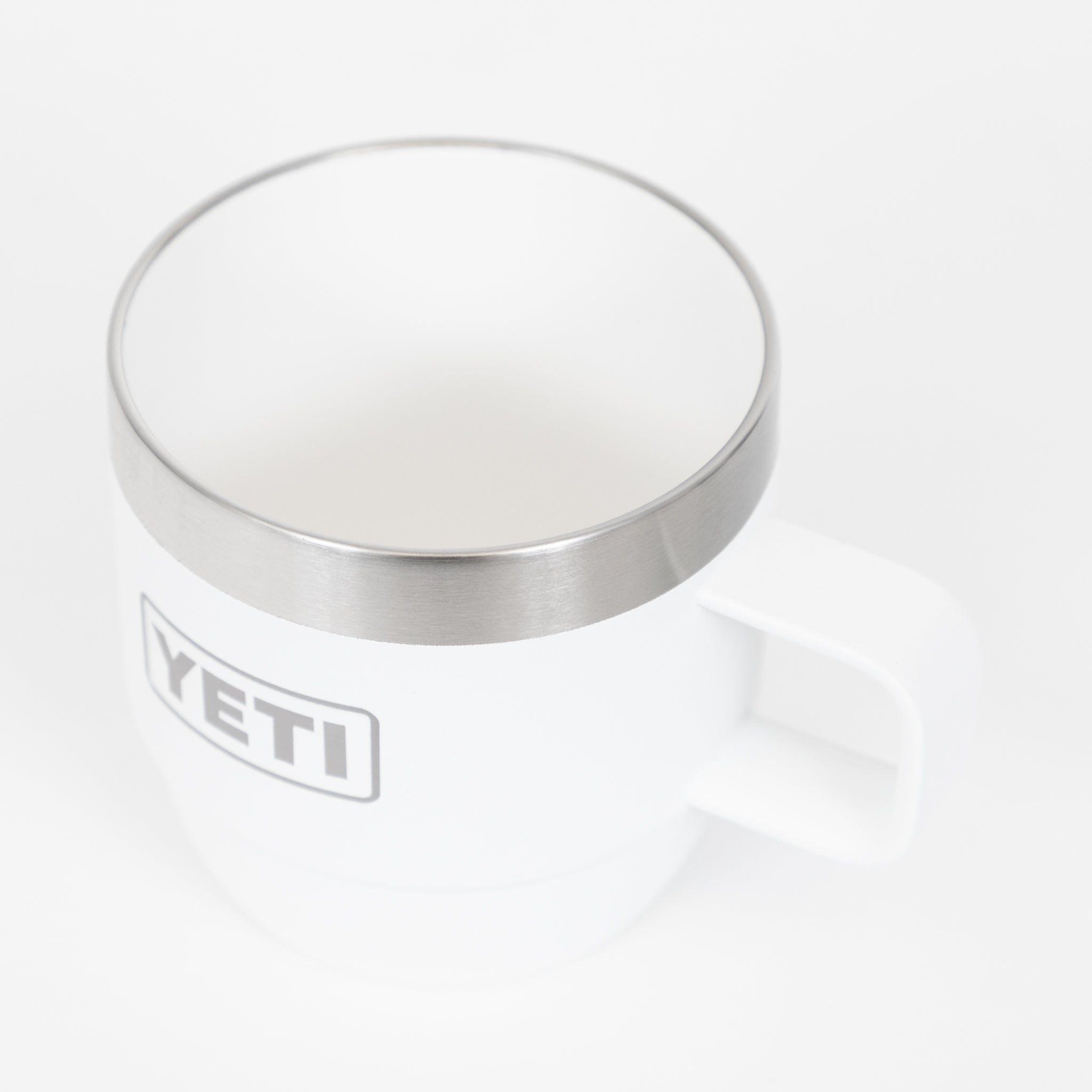 White YETI 6 oz mug with ceramic inside