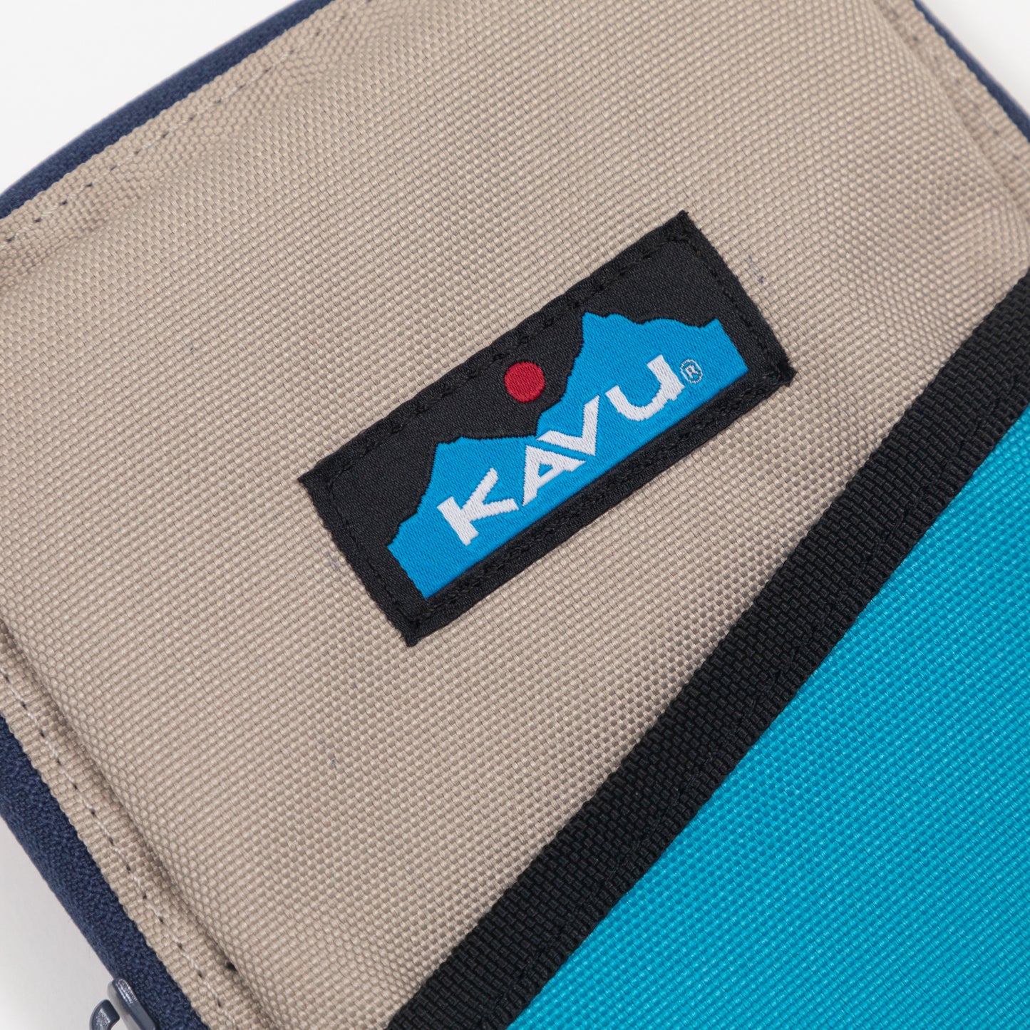 KAVU Essential Case Phone Bag in BLUE & OFF WHITE