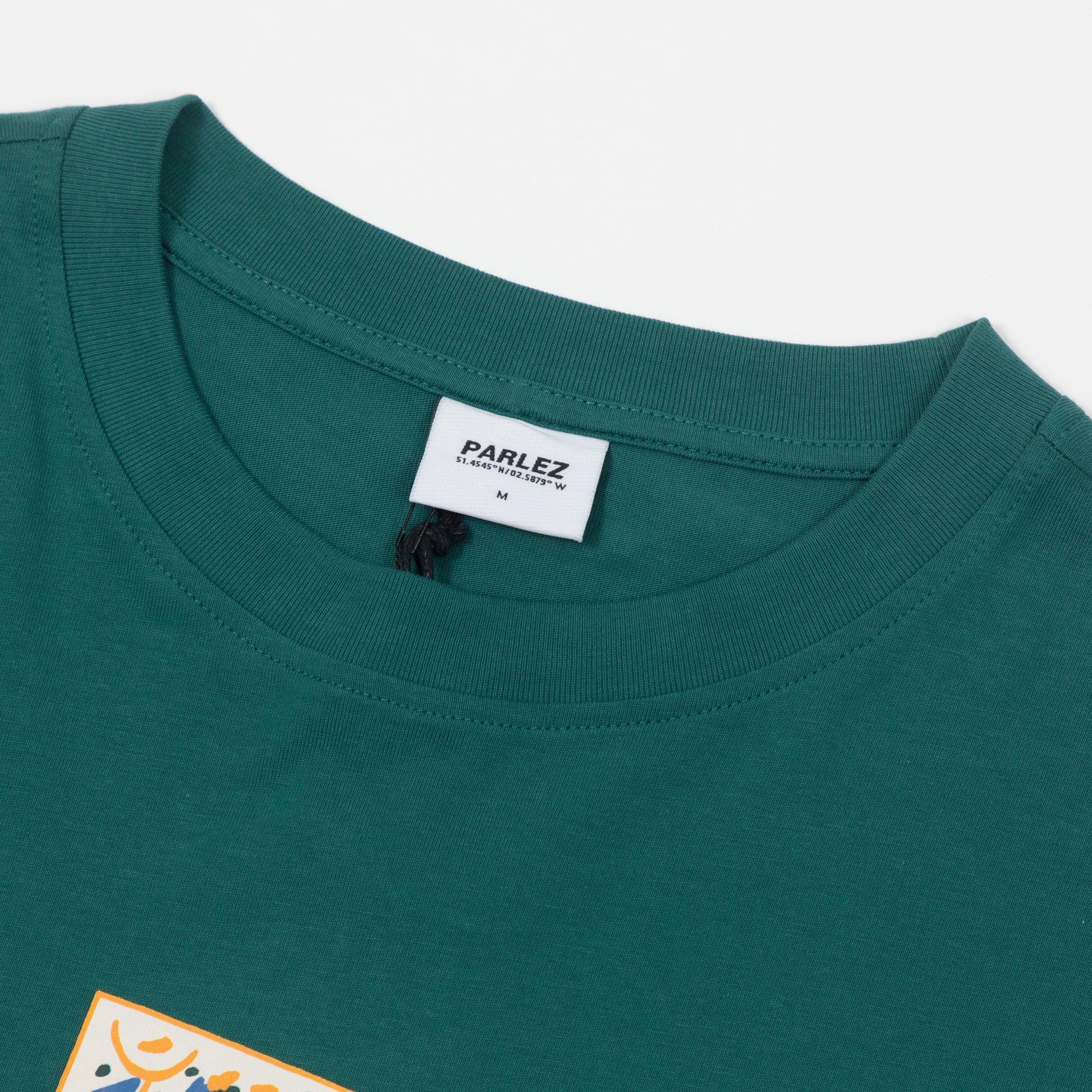 parlez green oversized t-shirt crew neck