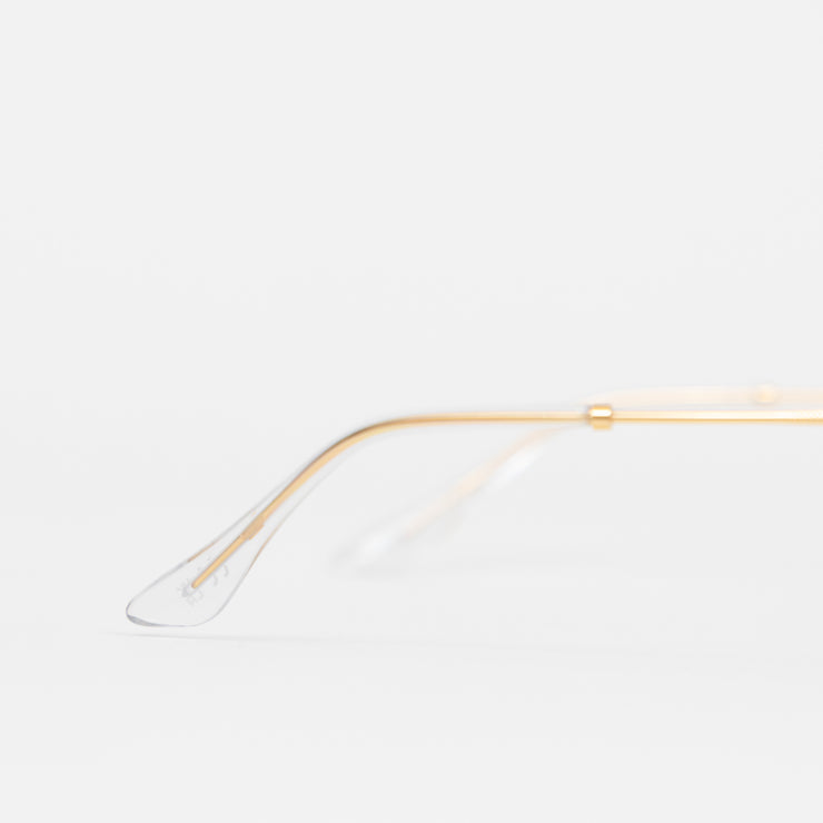 MELLER Eyasi Retro Brown Lense Sunglasses in GOLD