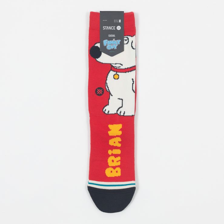 STANCE x FAMILY GUY Collaboration The Dog Socks in RED