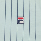 FILA BB1 Classic Vintage Striped Polo in SURF SPRAY