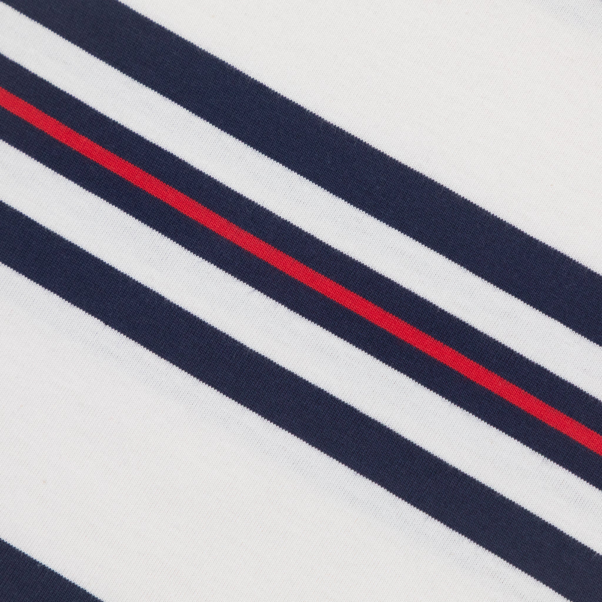 FILA Cesare Yarn Dye Stripe T-Shirt in GARDENIA