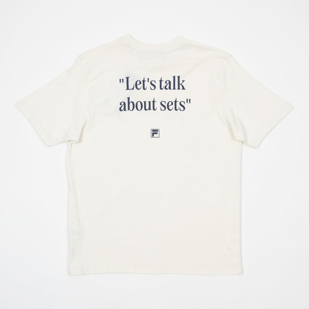 FILA Osvaldo Graphic T-Shirt in GARDENIA