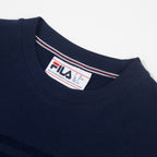 FILA Pepe T-Shirt with Flock Logo in BOLD NAVY