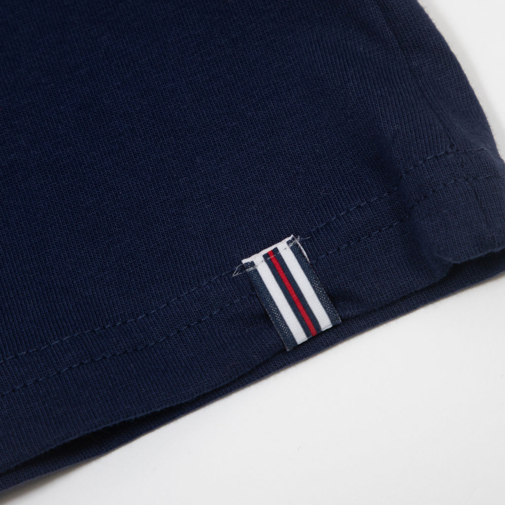FILA Pepe T-Shirt with Flock Logo in BOLD NAVY