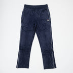 FILA Fio Velour Straight Leg Joggers in NAVY