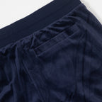 FILA Fio Velour Straight Leg Joggers in NAVY