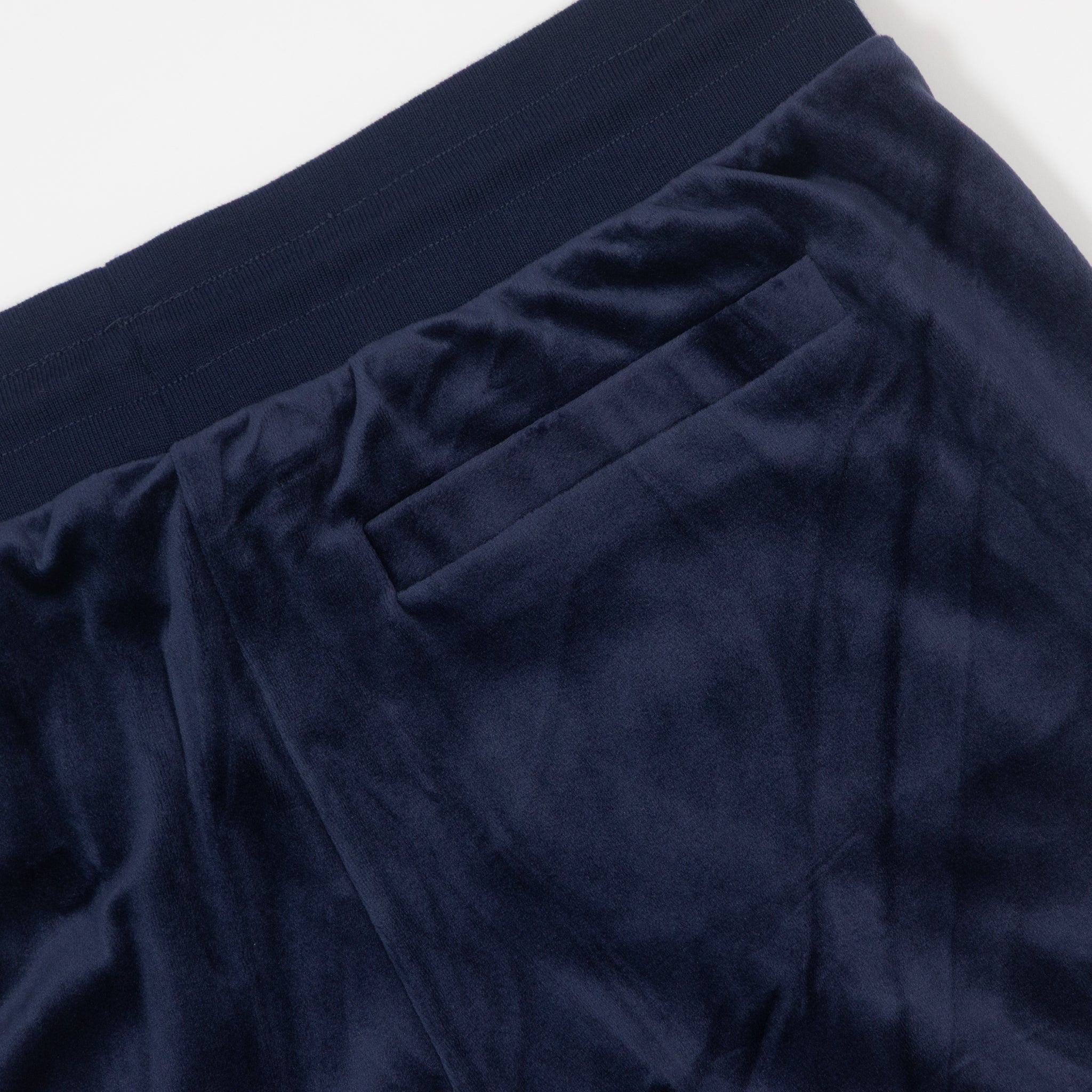FILA Fio Velour Straight Leg Joggers in NAVY