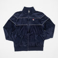 FILA Vittorio Velour Track Top in NAVY