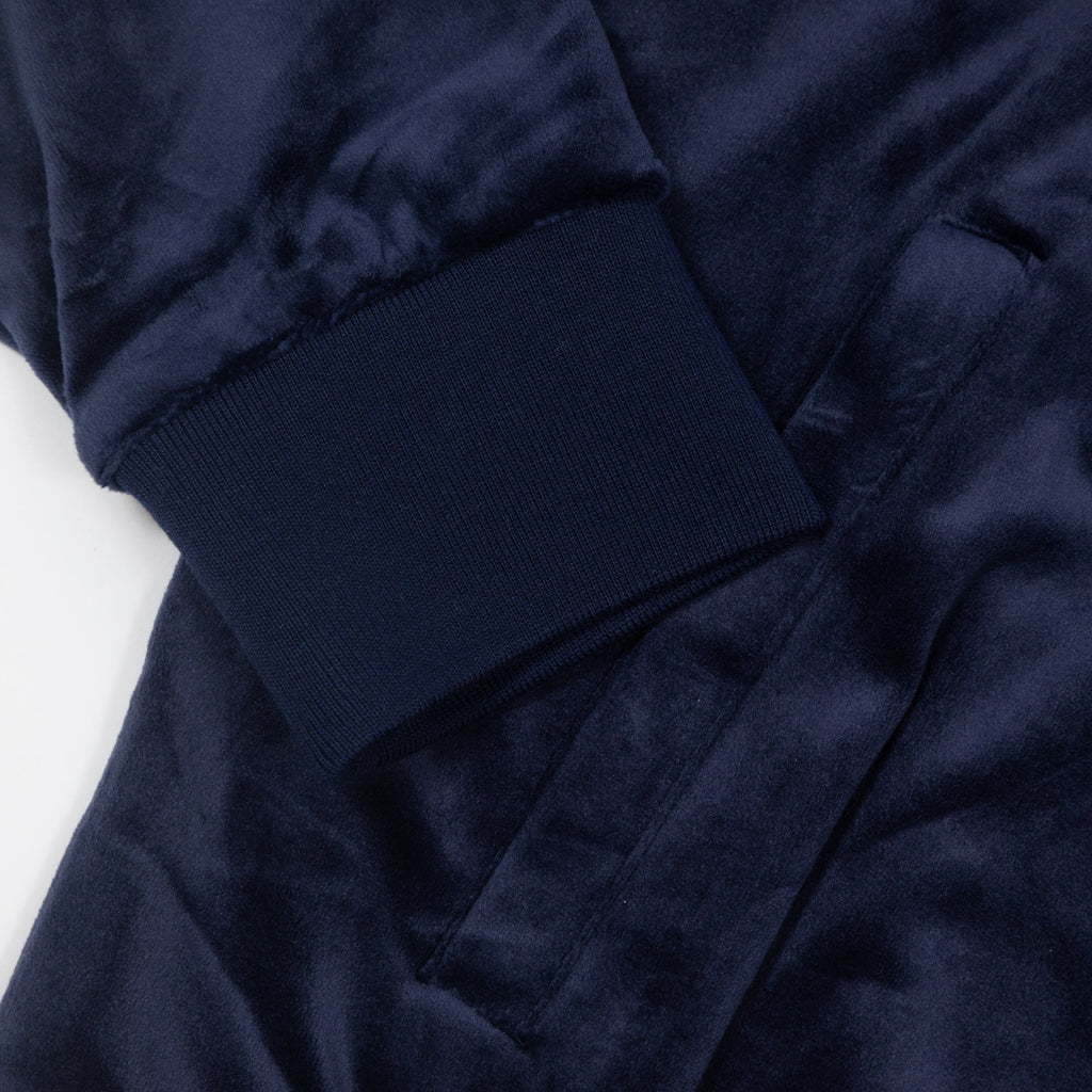 FILA Vittorio Velour Track Top in NAVY