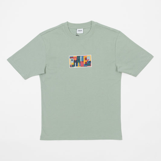 PARLEZ Fallon Graphic T-Shirt in SEA MIST