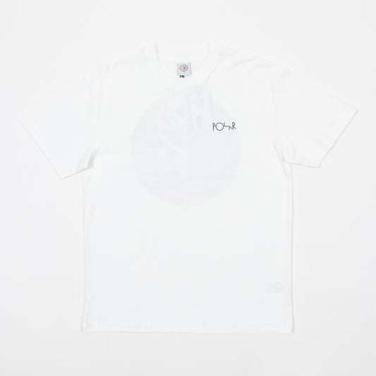 POLAR SKATE CO. Fill Logo T-Shirt in WHITE