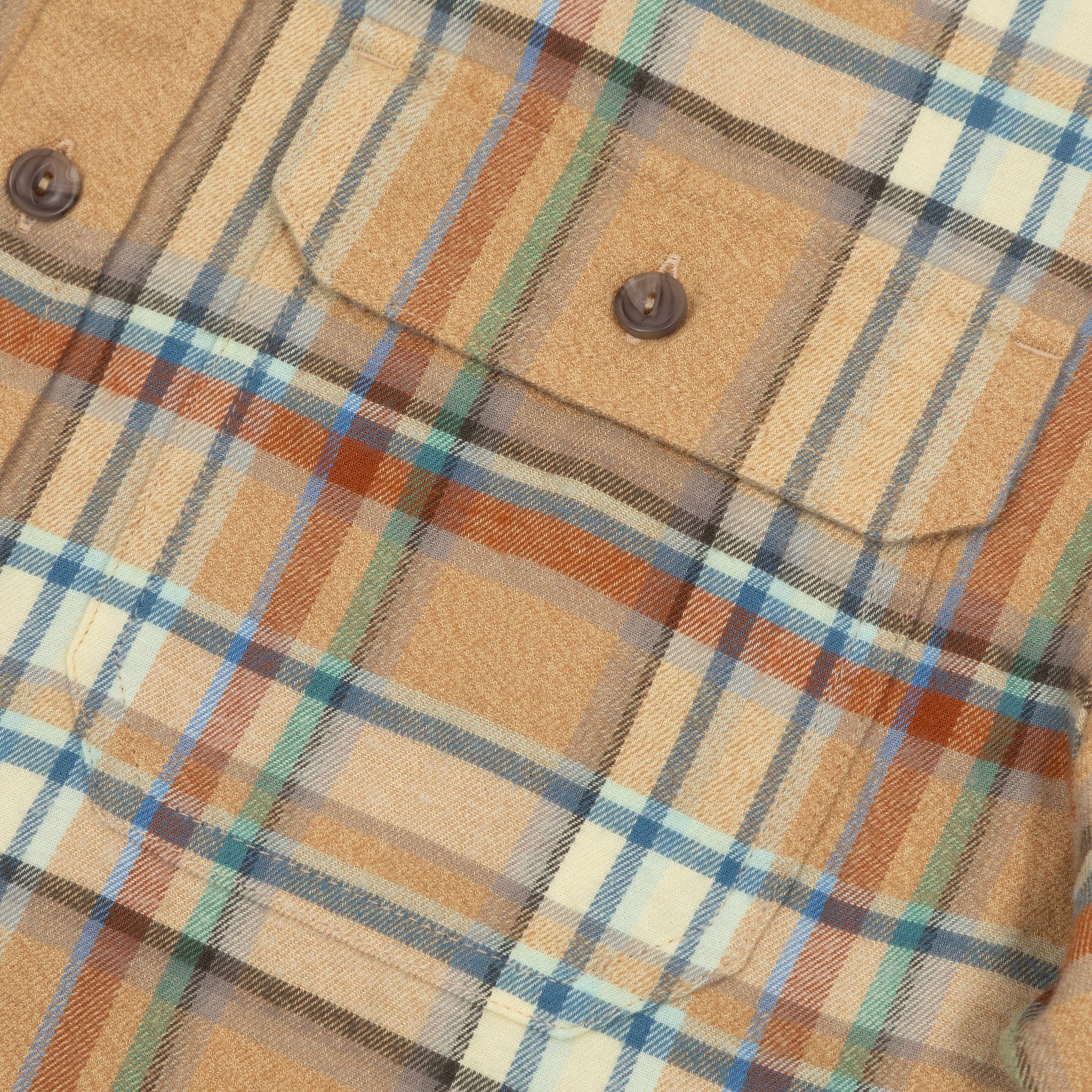 PATAGONIA Fjord Flannel Shirt in BEESWAX TAN