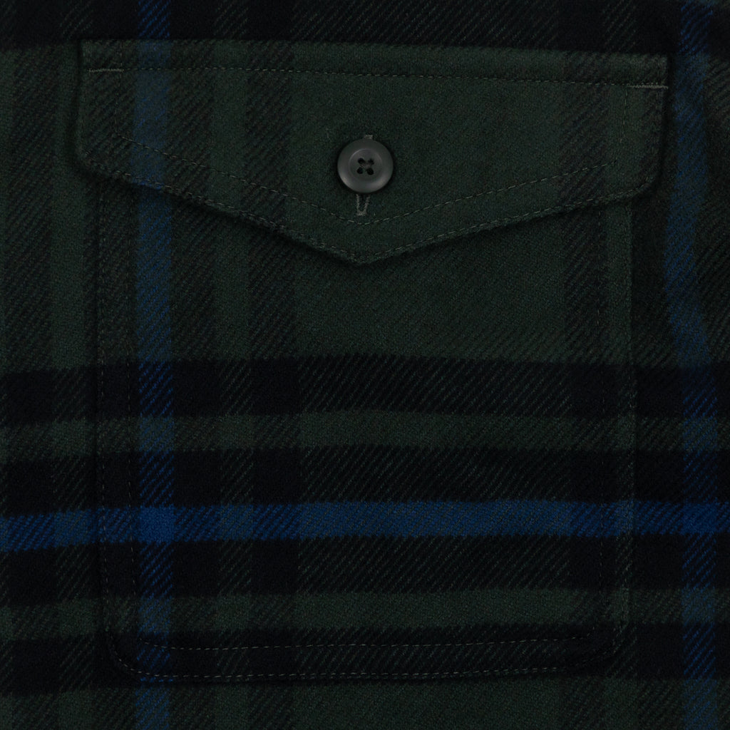PATAGONIA Fjord Flannel Shirt in OLD GROWTH GREEN