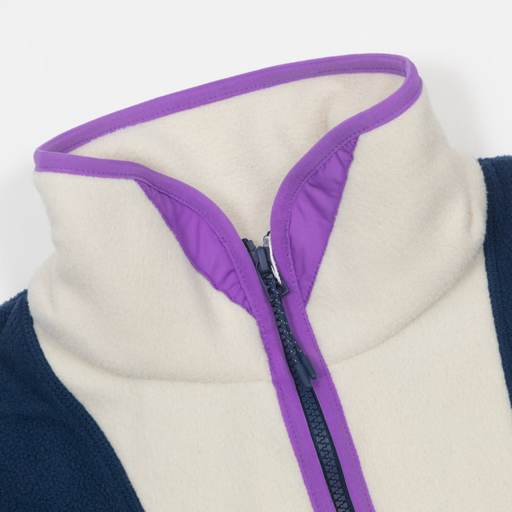 HELLY HANSEN Fleece Jacket in NAVY & CREAM