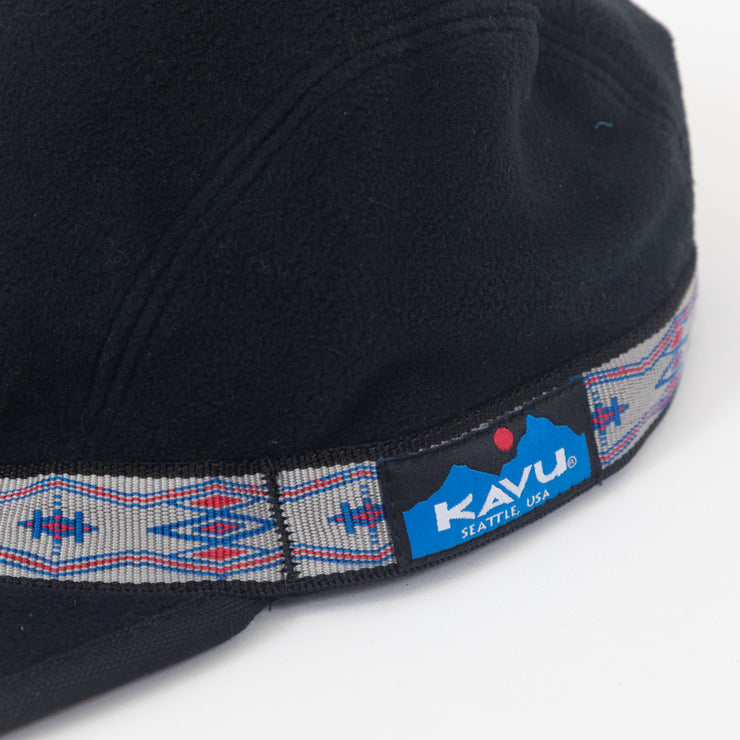 KAVU Fleece Strapcap in BLACK